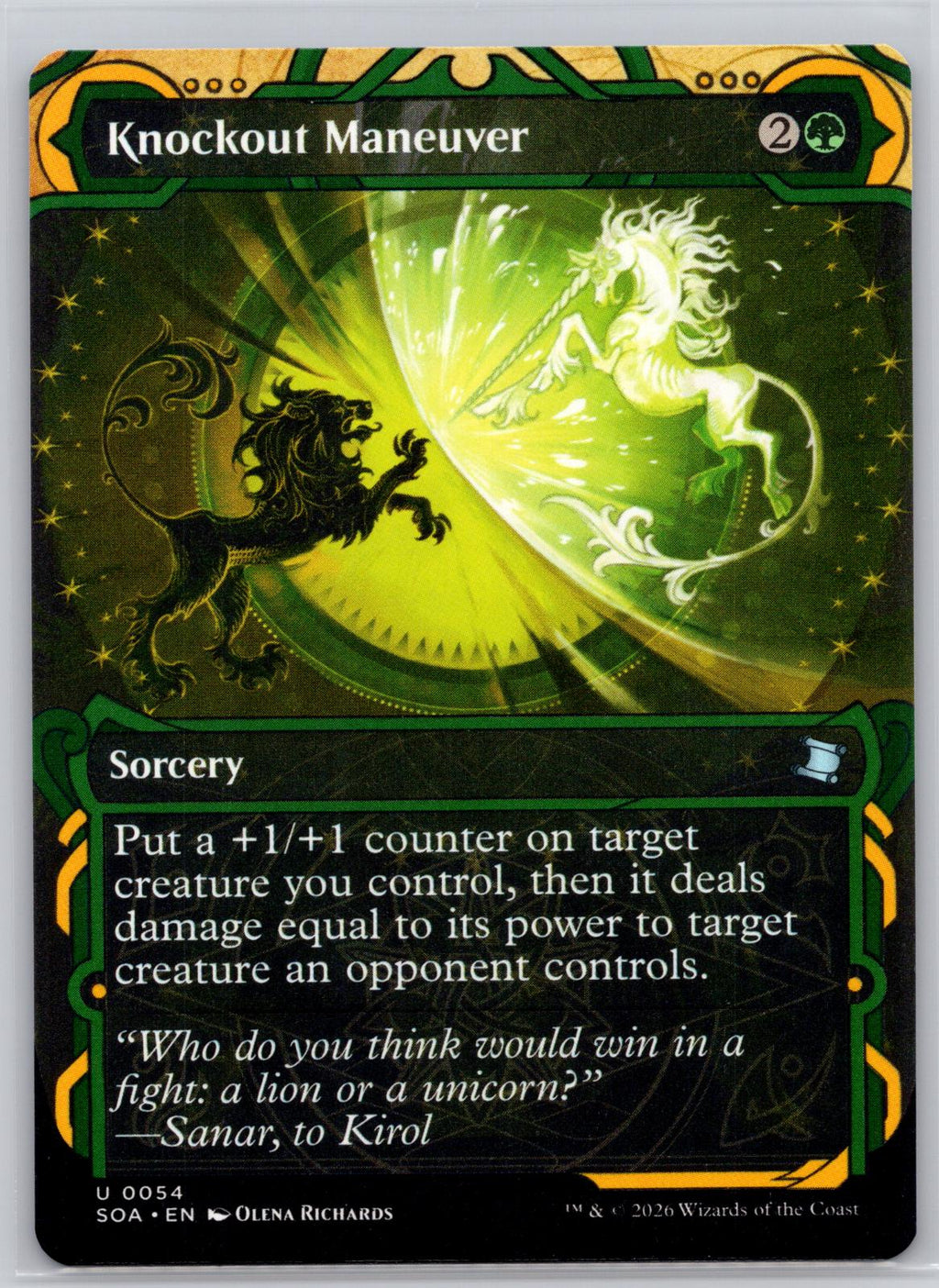 Knockout Maneuver Secrets of Strixhaven: Mystical Archive M:TG NM