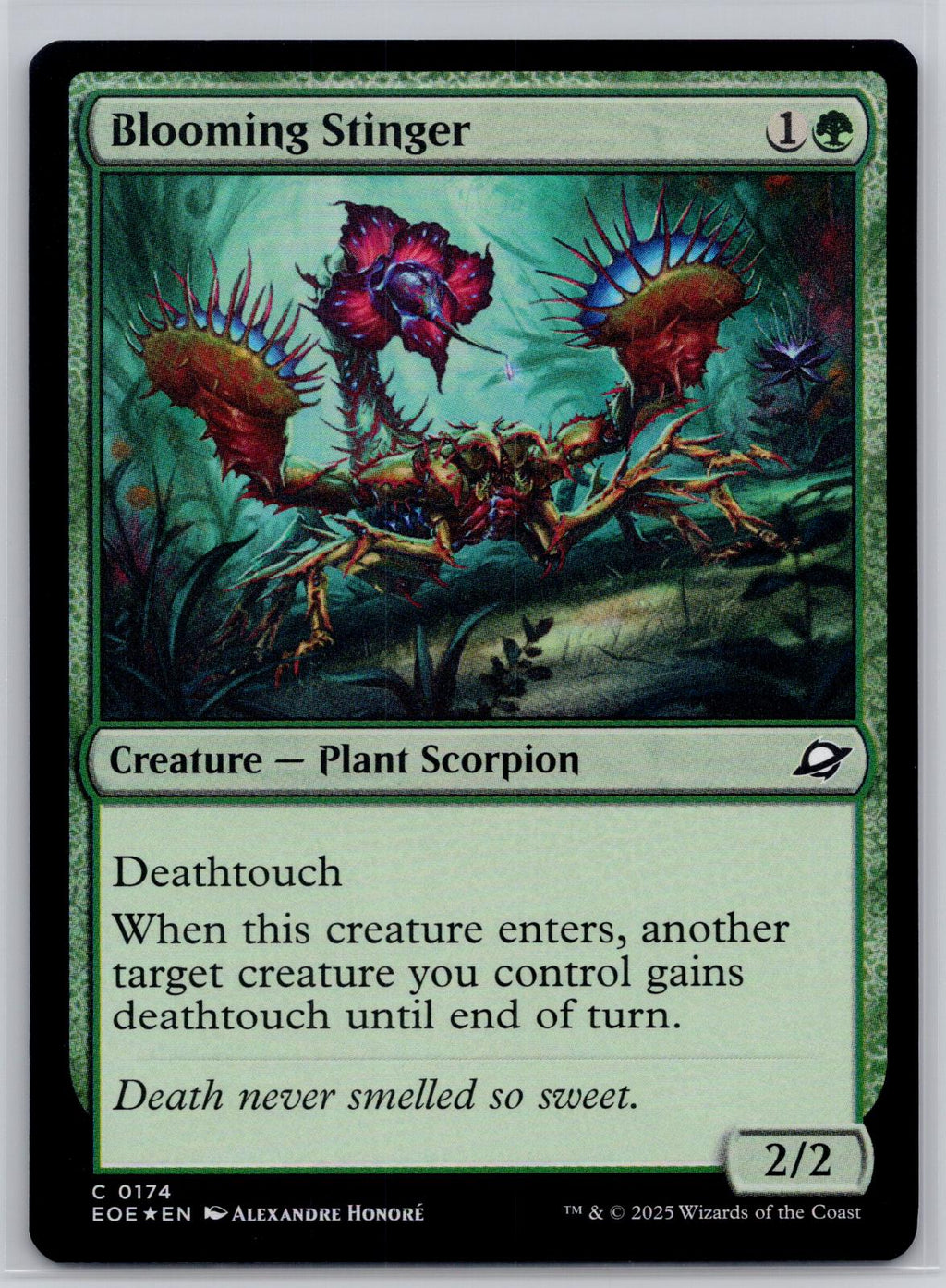 Blooming Stinger Edge of Eternities Magic: The Gathering Foil Near Mint