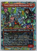 Casey Jones, Jury-Rig Justiciar (Borderless) TMNT M:TG Foil NM