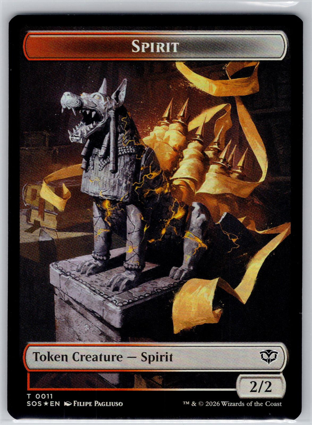Inkling // Spirit Double-Sided Token Secrets of Strixhaven M:TG Foil NM