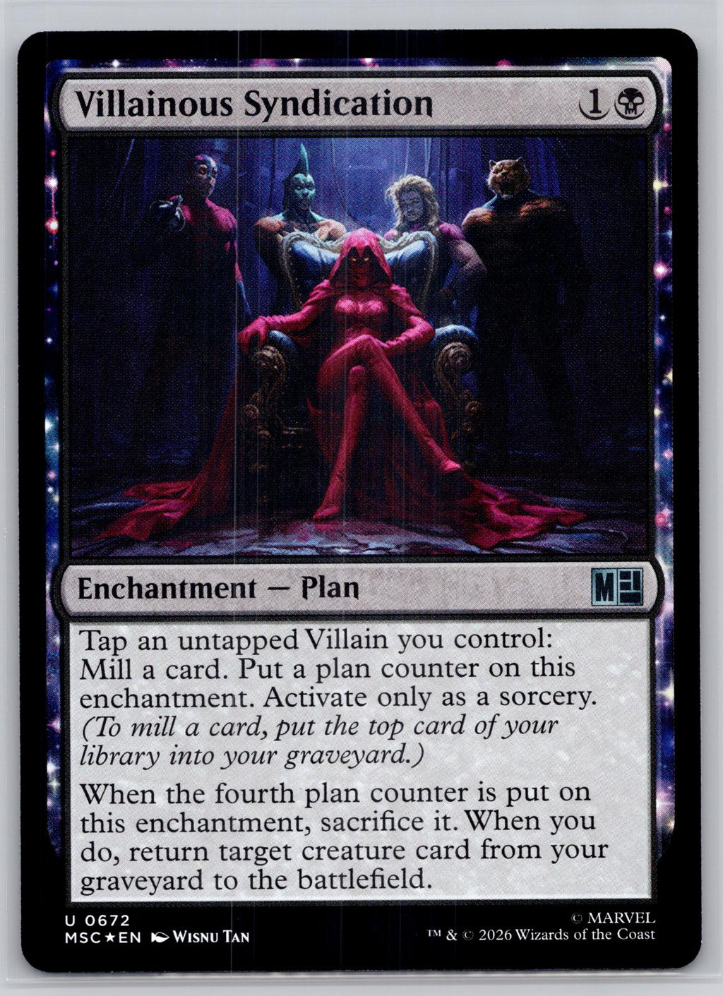 Villainous Syndication Commander: Marvel Super Heroes M:TG Foil NM