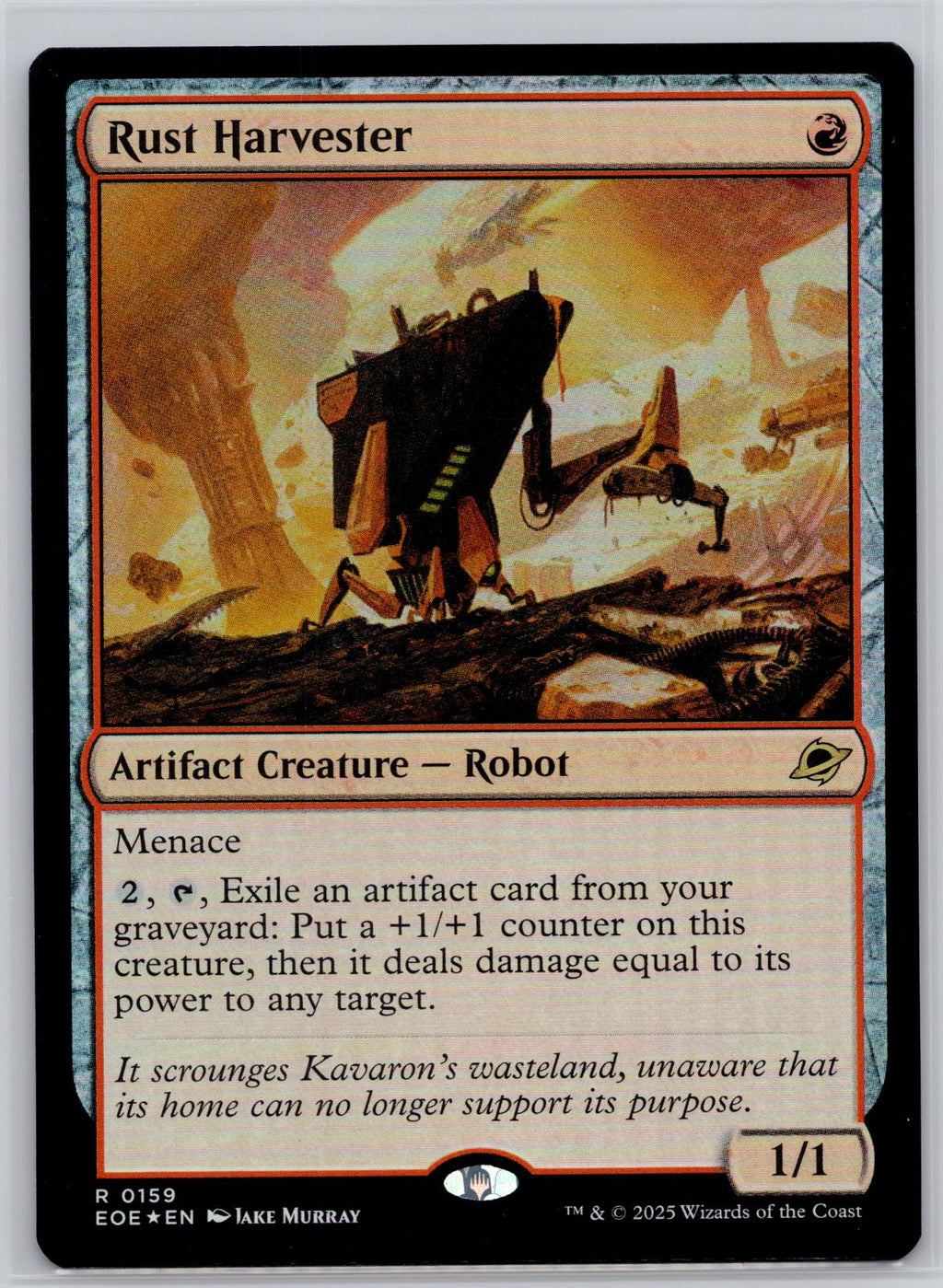 Rust Harvester Edge of Eternities Magic: The Gathering Foil Near Mint