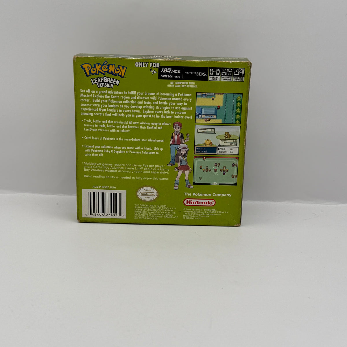Pokémon LeafGreen Version (Player's Choice) - Game Boy Advance - CIB
