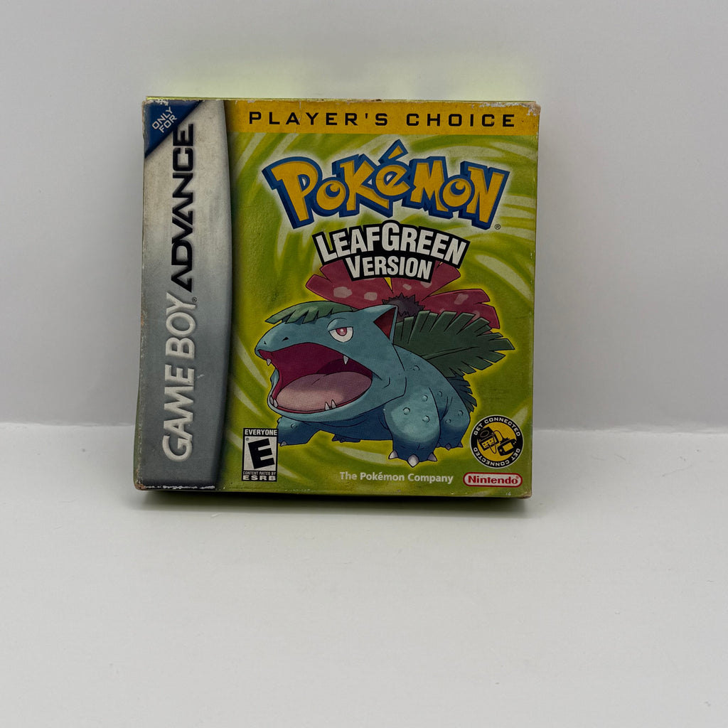 Pokémon LeafGreen Version (Player's Choice) - Game Boy Advance - CIB