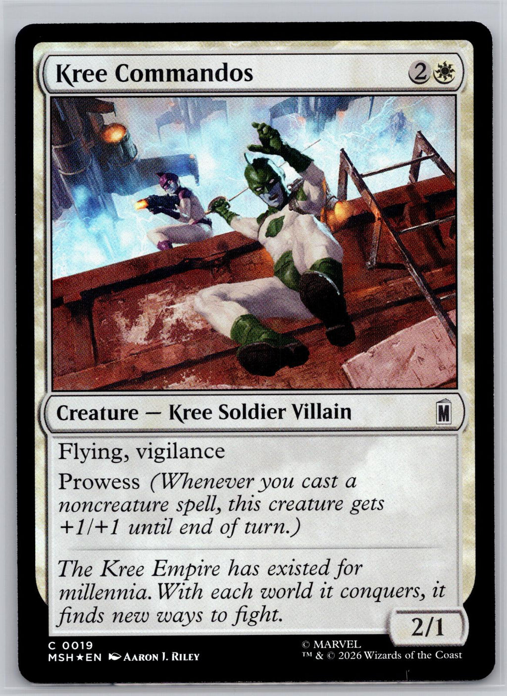 Kree Commandos Marvel Super Heroes Magic: The Gathering Foil Near Mint