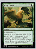 Warg Tactics The Hobbit Magic: The Gathering Near Mint