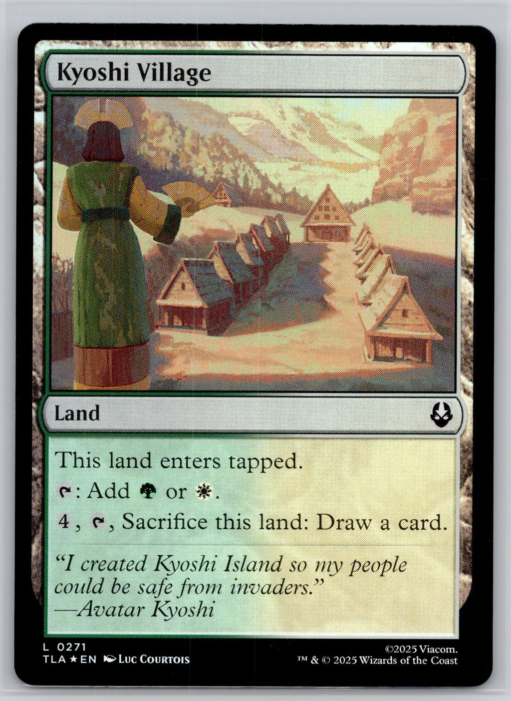 Kyoshi Village Avatar: The Last Airbender Magic: The Gathering Foil Near Mint