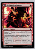 Firebending Lesson Avatar: The Last Airbender Magic: The Gathering Foil NM