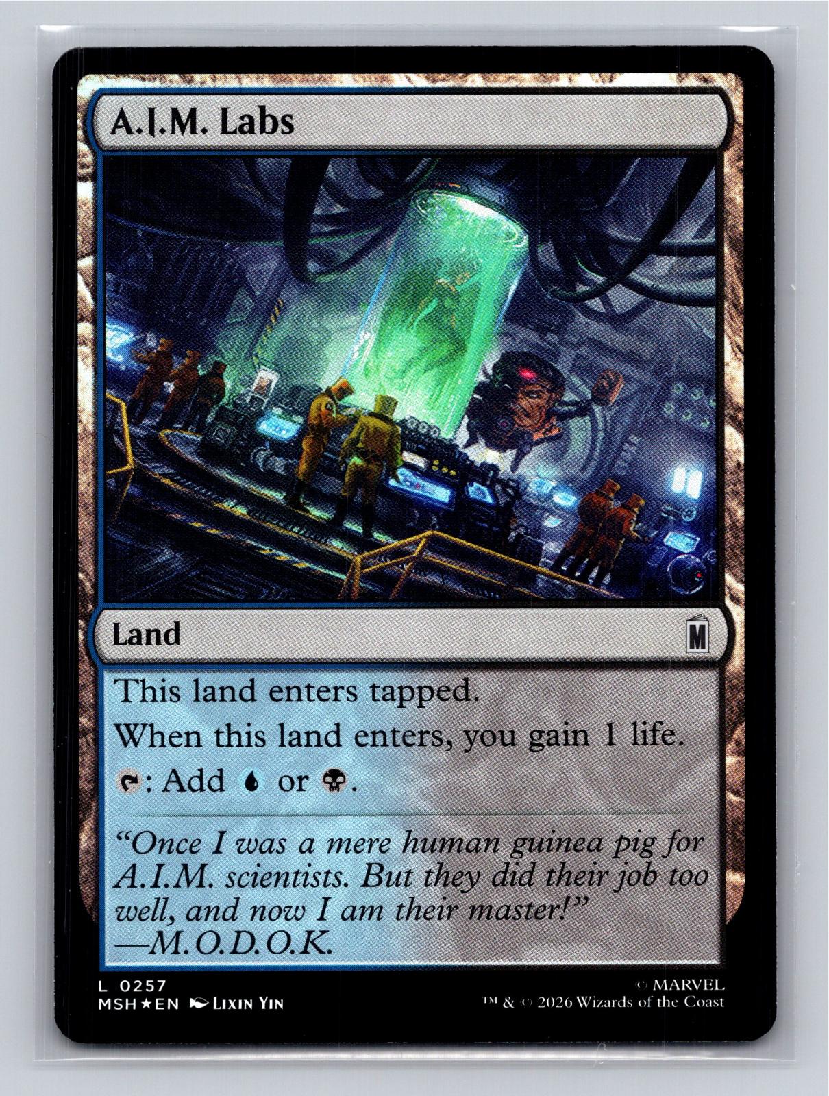 A.I.M. Labs Marvel Super Heroes Magic: The Gathering Foil Near Mint