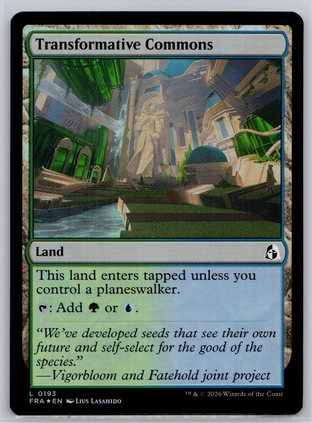 Transformative Commons Reality Fracture Magic: The Gathering Foil Near Mint