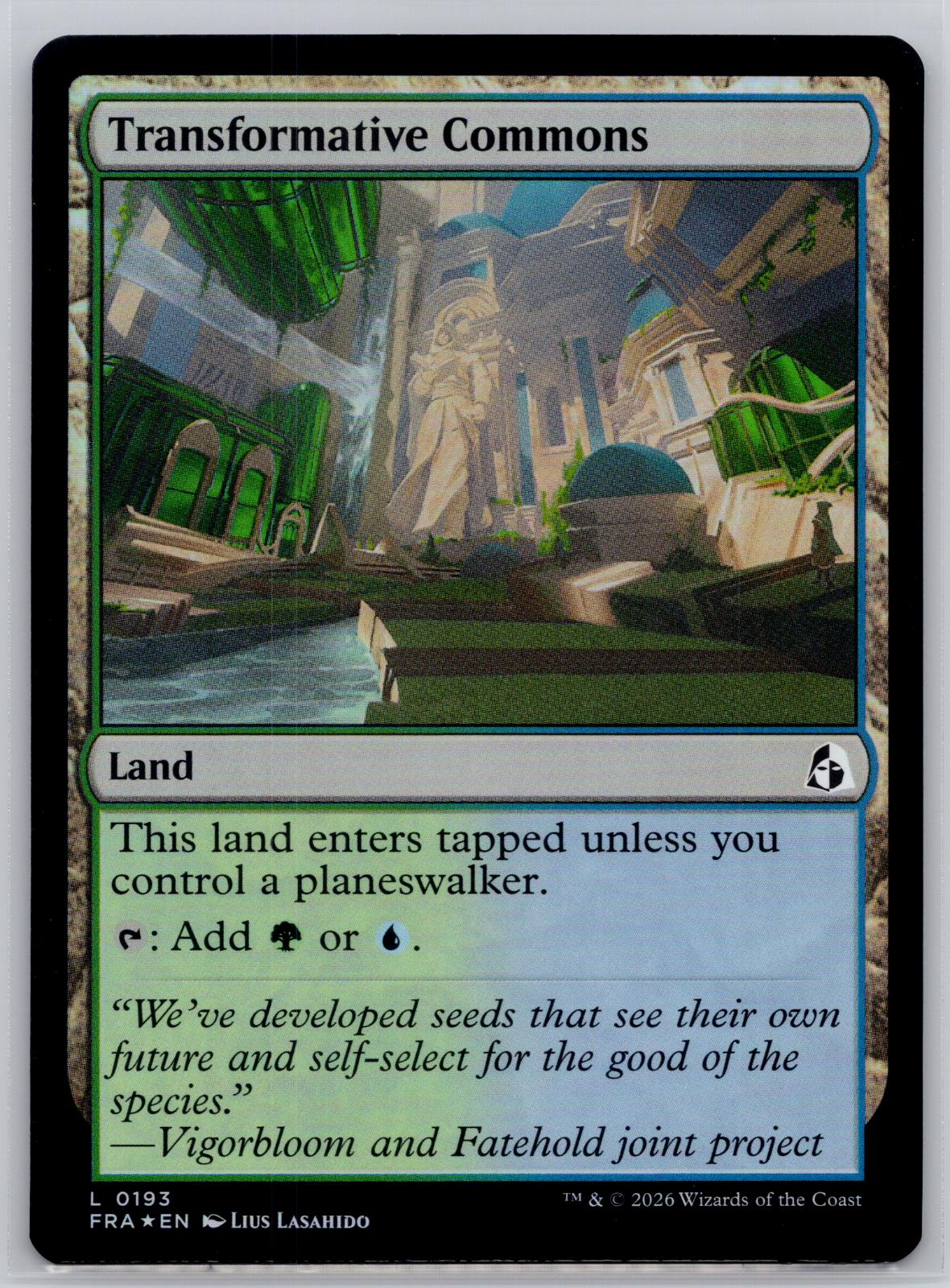 Transformative Commons Reality Fracture Magic: The Gathering Foil Near Mint