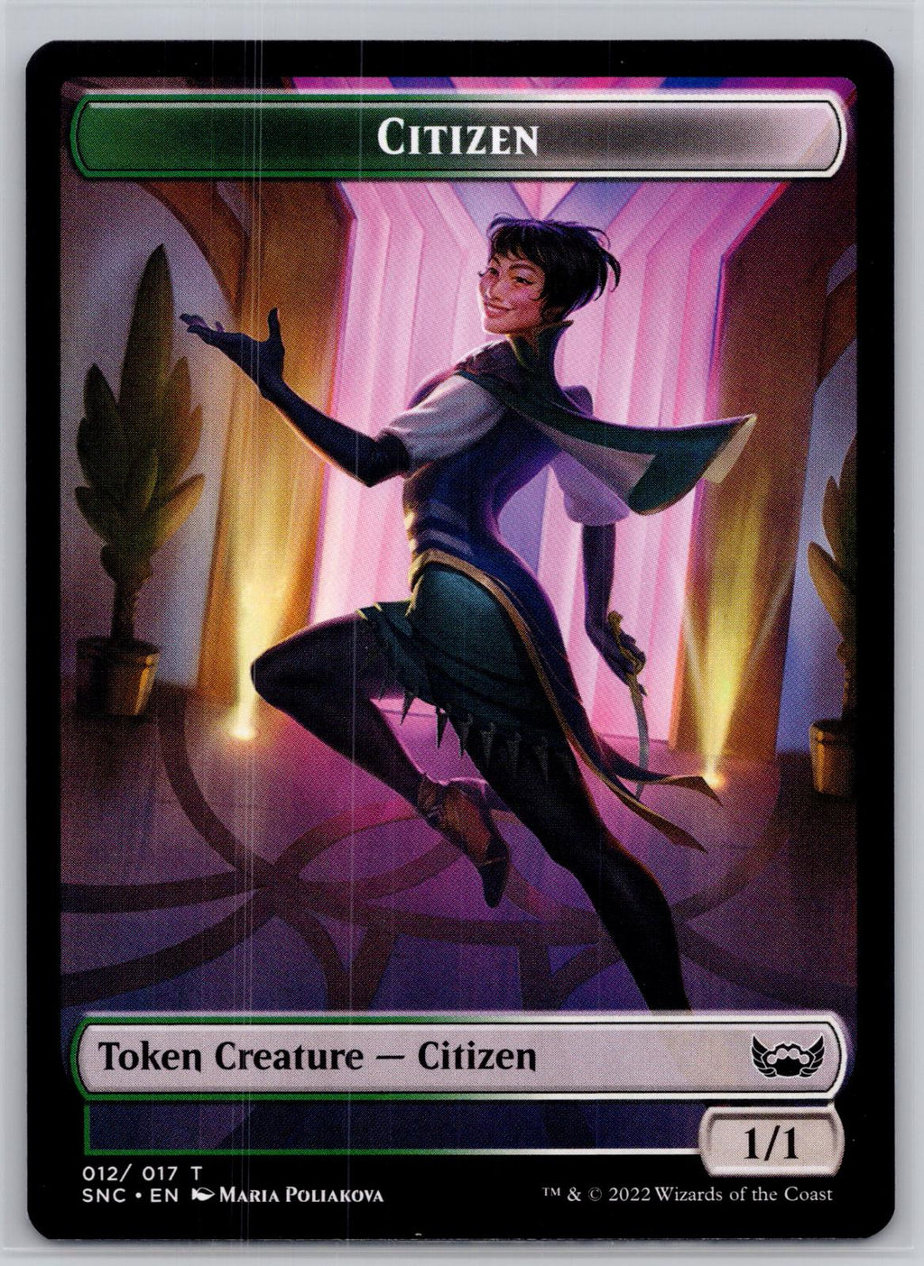 Citizen Token Streets of New Capenna Magic: The Gathering Near Mint