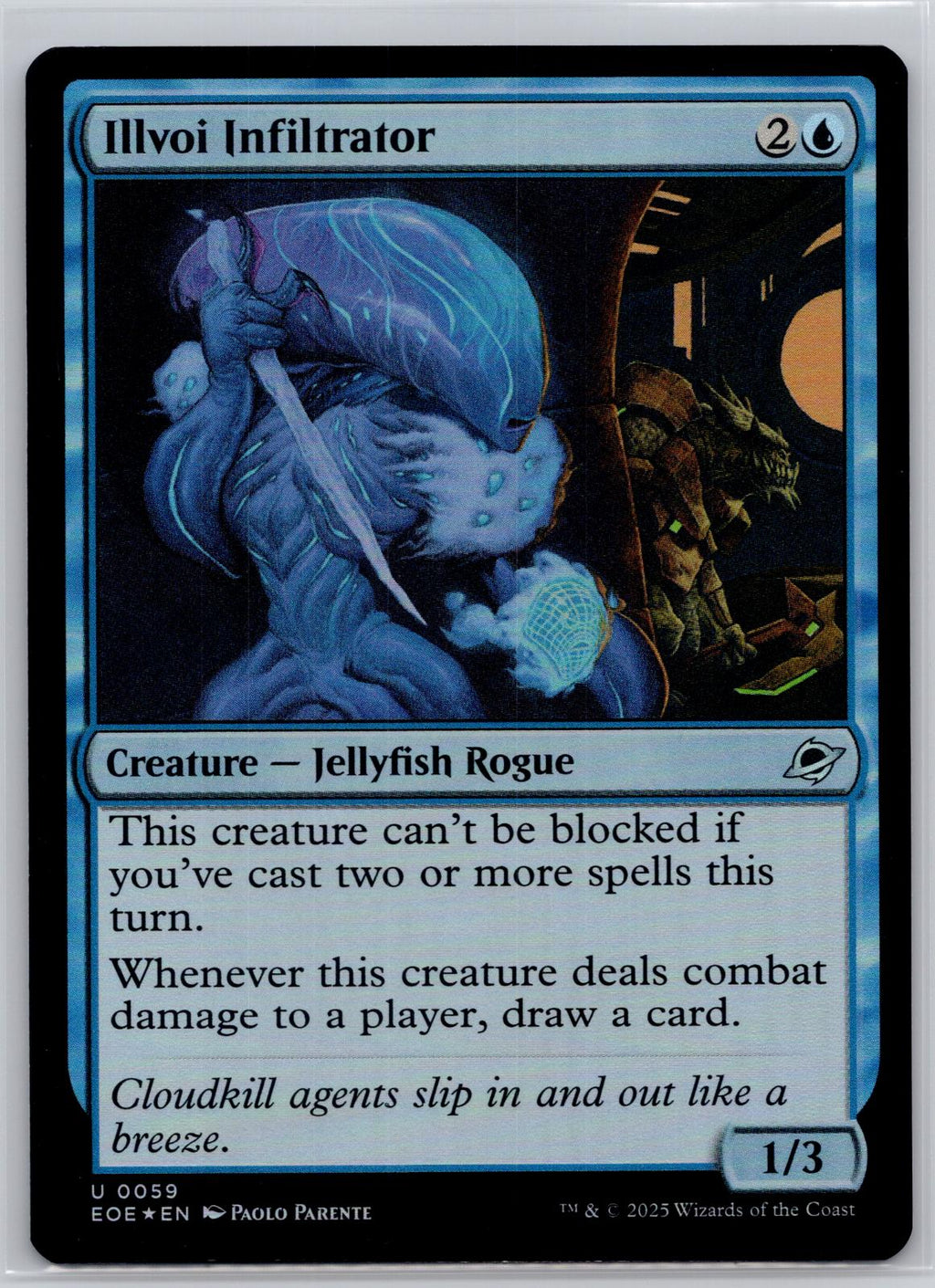 Illvoi Infiltrator Edge of Eternities Magic: The Gathering Foil Near Mint
