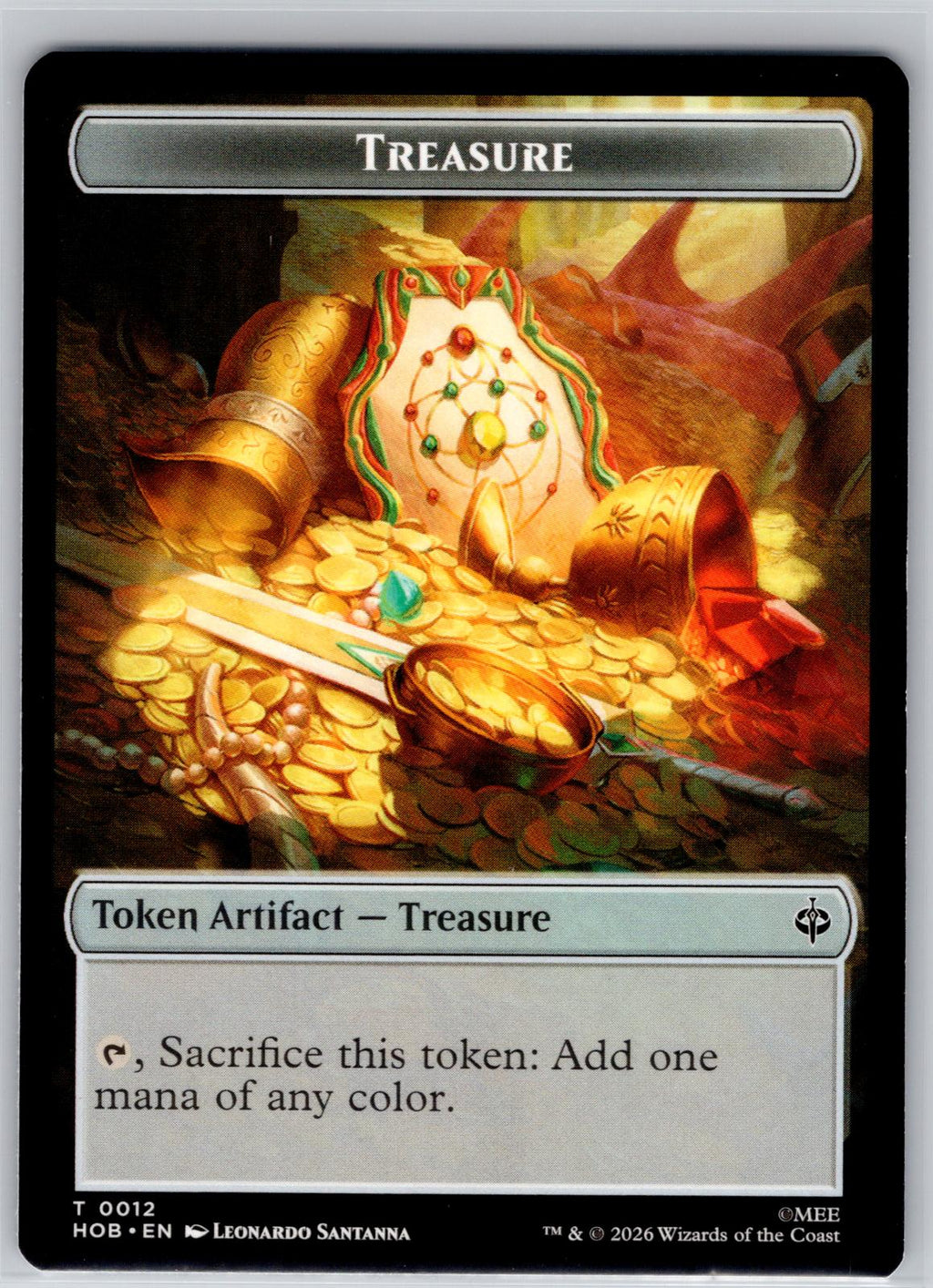 Goblin Army (0003) // Treasure (0012) Double-Sided Token The Hobbit M:TG NM