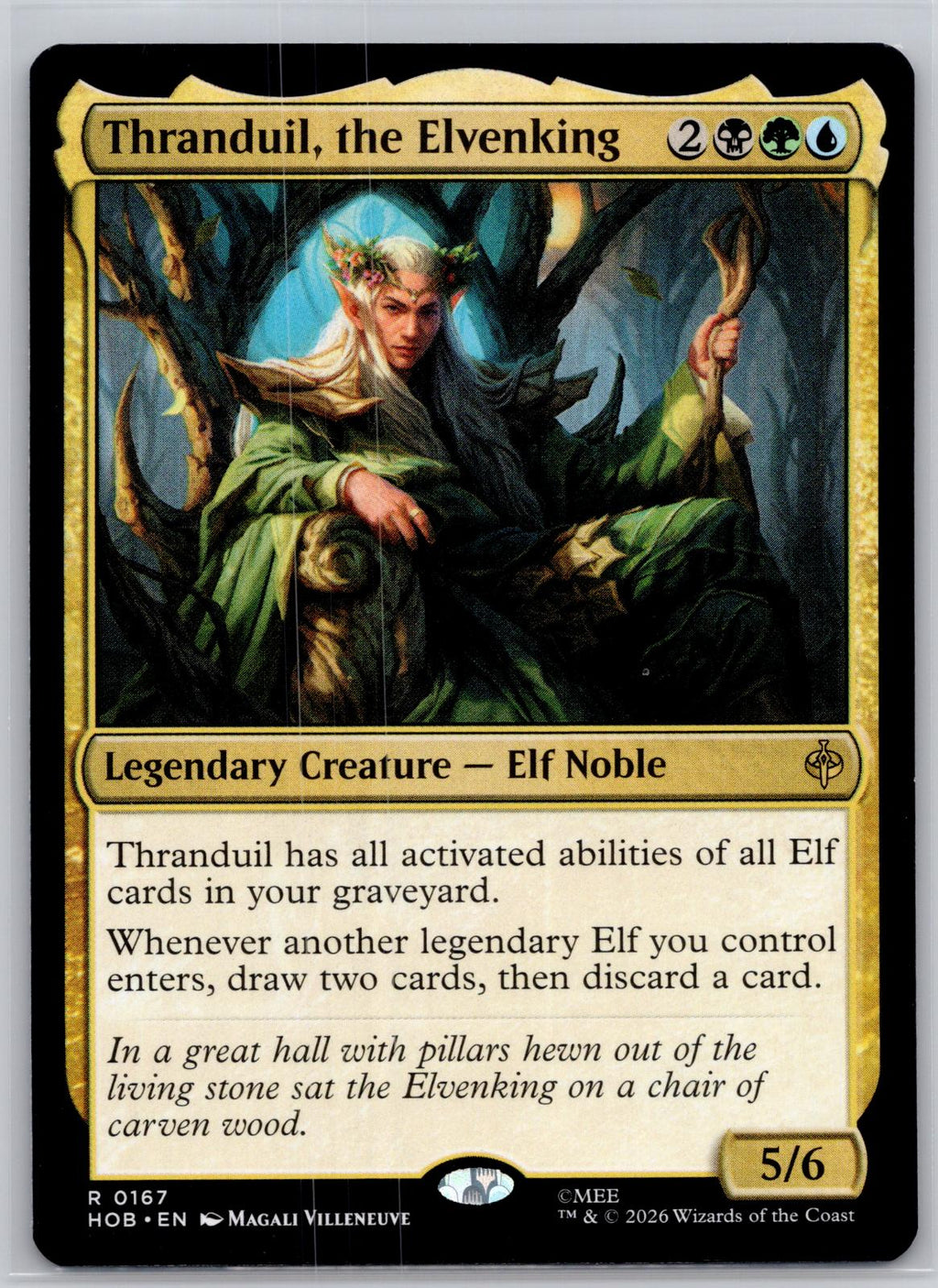 Thranduil, the Elvenking The Hobbit Magic: The Gathering Near Mint