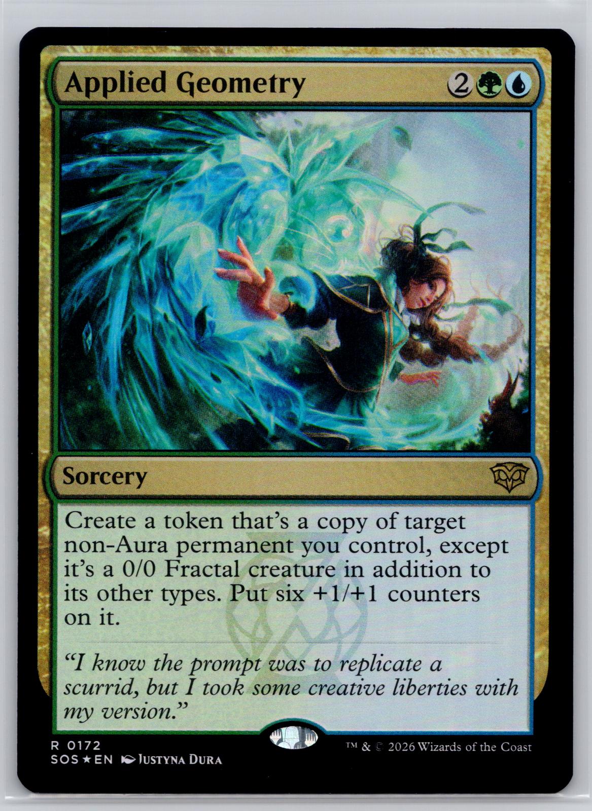 Applied Geometry Secrets of Strixhaven Magic: The Gathering Foil Near Mint