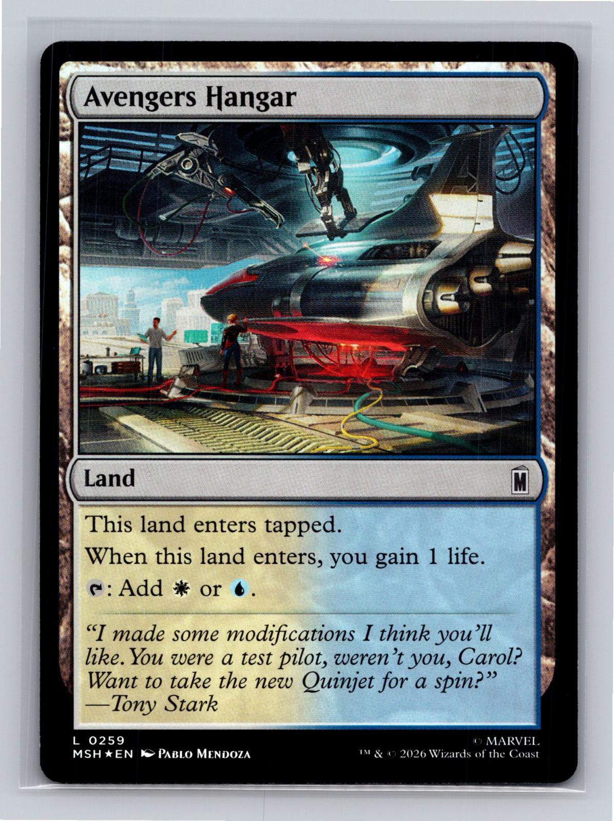 Avengers Hangar Marvel Super Heroes Magic: The Gathering Foil Near Mint