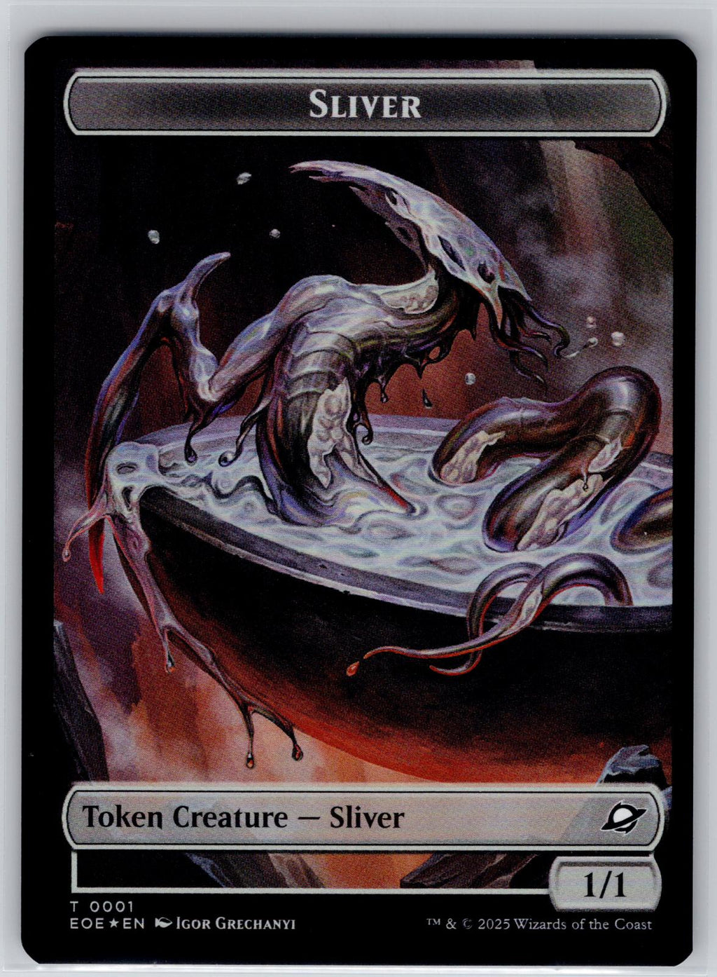 Robot // Sliver Double-Sided Token Edge of Eternities M:TG Foil NM