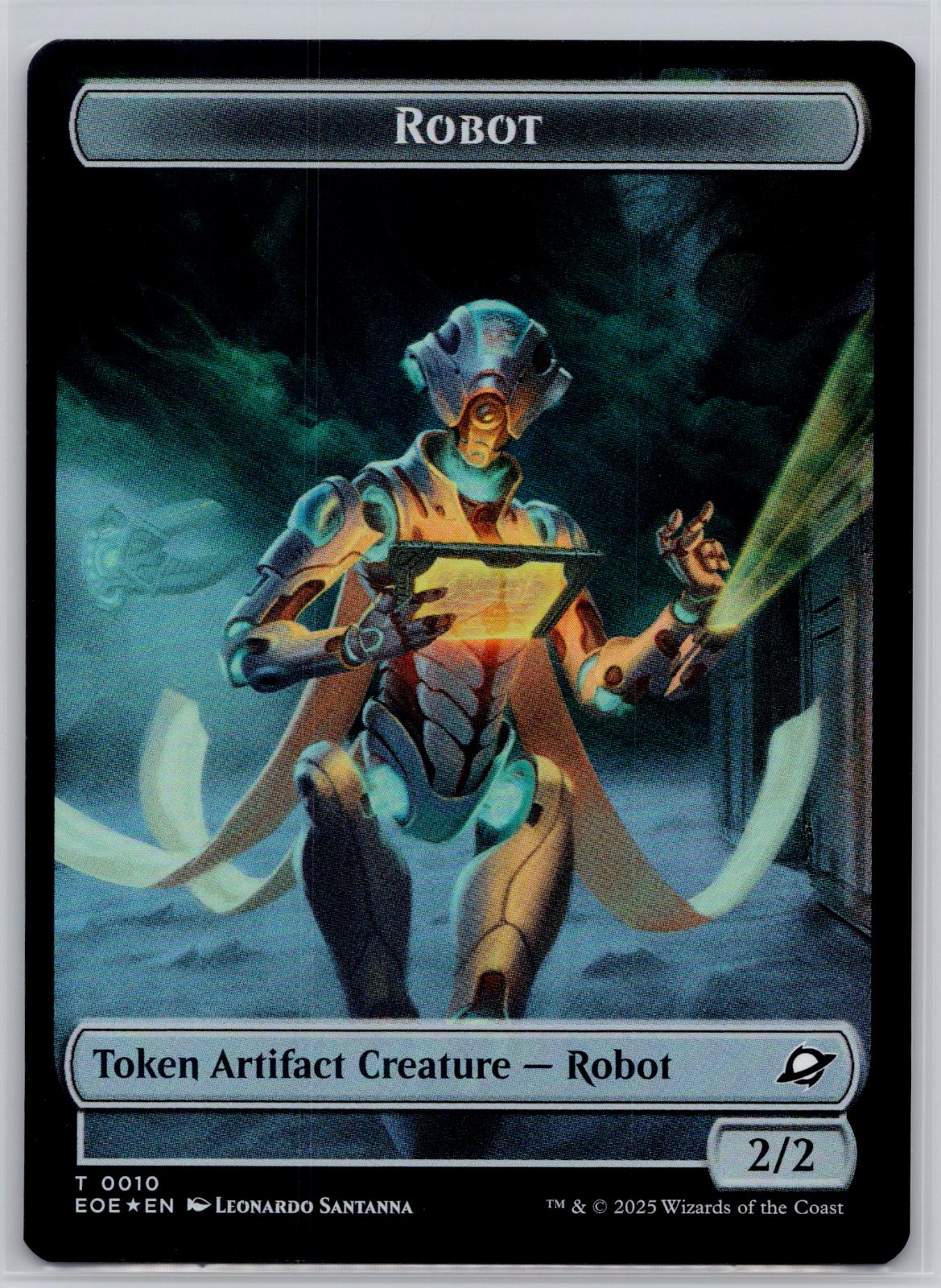 Robot // Sliver Double-Sided Token Edge of Eternities M:TG Foil NM