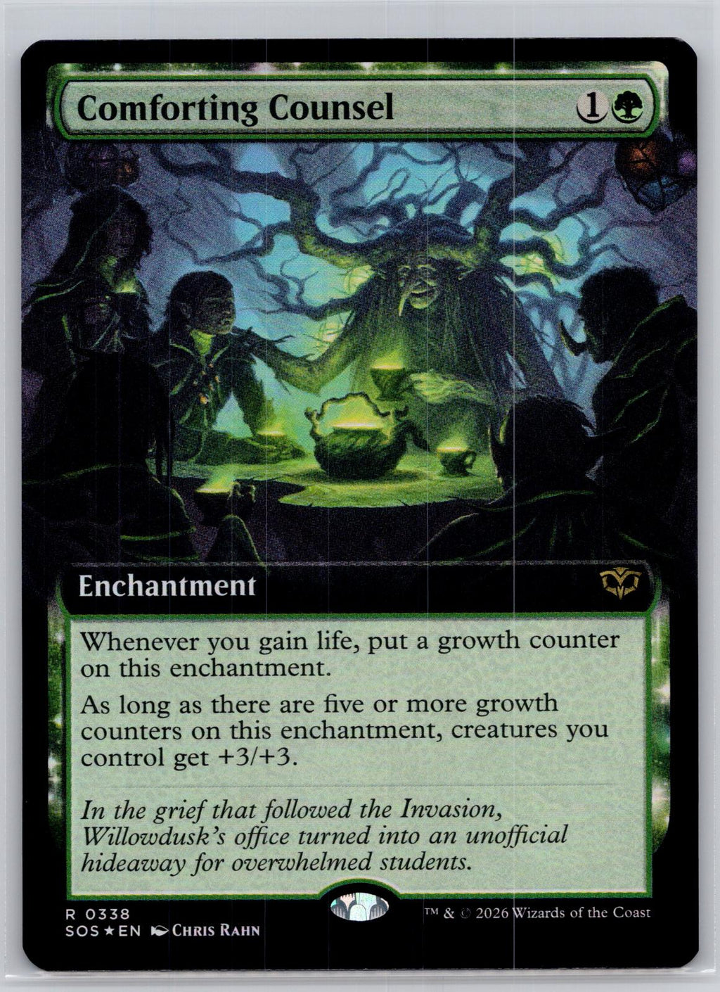 Comforting Counsel (Extended Art) Secrets of Strixhaven M:TG Foil NM