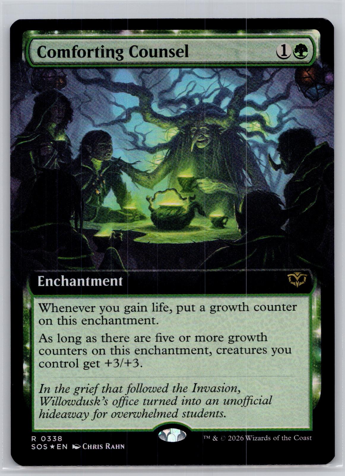 Comforting Counsel (Extended Art) Secrets of Strixhaven M:TG Foil NM