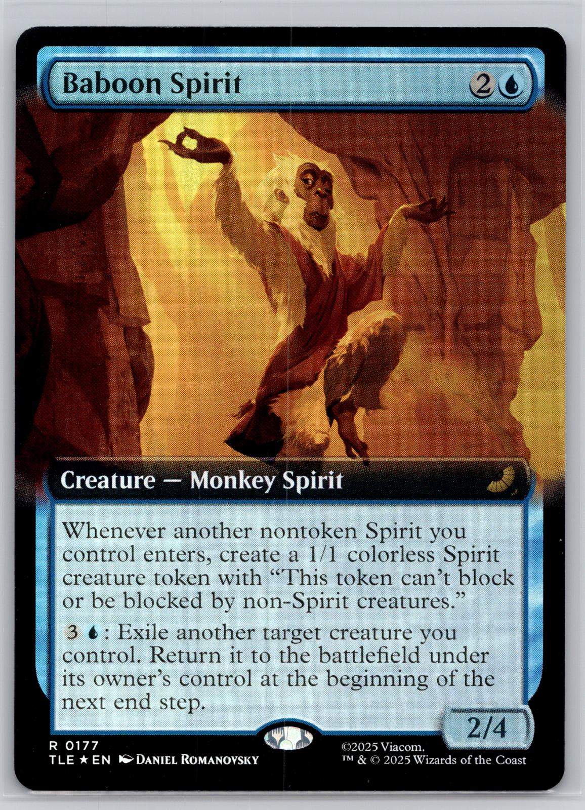Baboon Spirit(Extended Art) Avatar:The Last Airbender:Eternal-Legal M:TG Foil NM