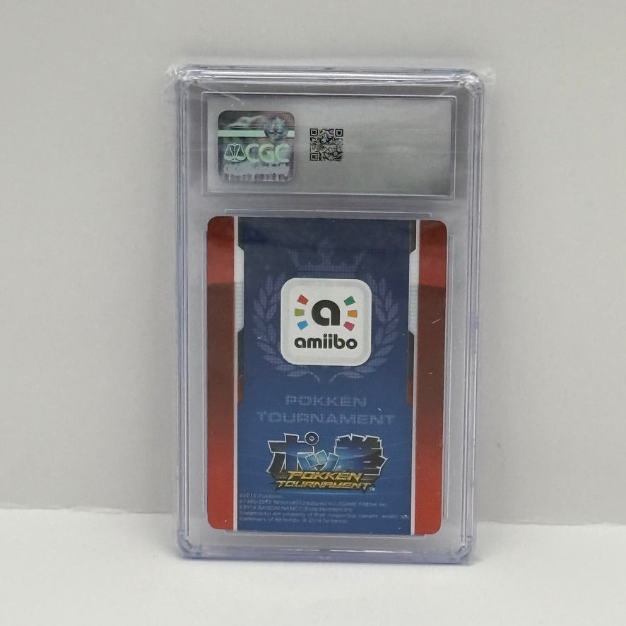 Shadow Mewtwo Pokken Tournament Amiibo Card 2016 Nintendo #001 Promo CGC 7.5 Near Mint+