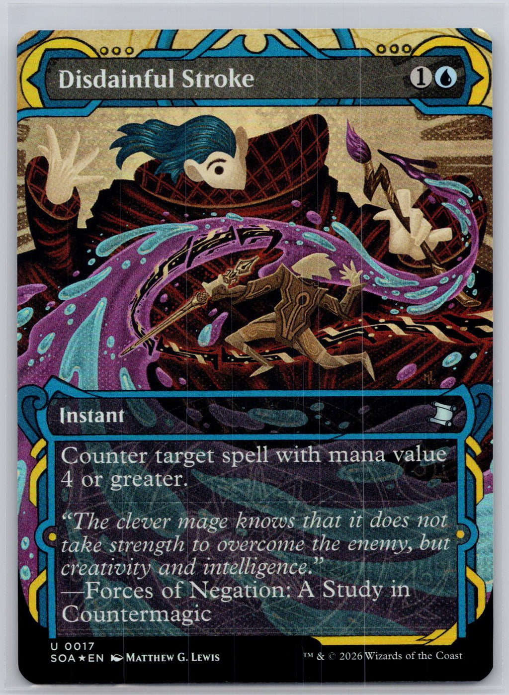 Disdainful Stroke Secrets of Strixhaven: Mystical Archive M:TG Foil NM