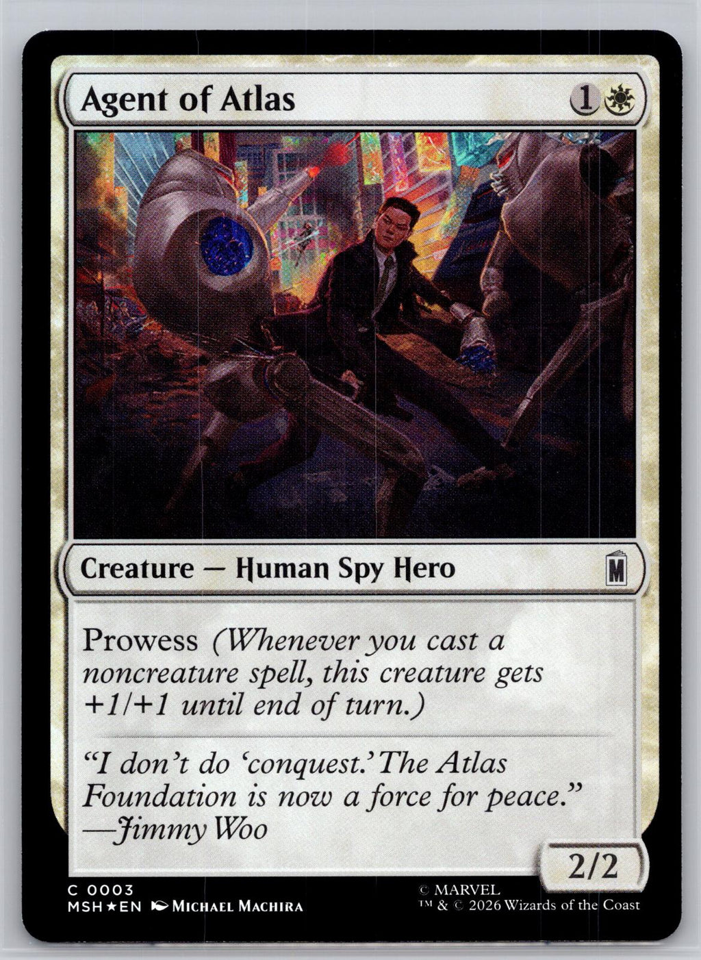 Agent of Atlas Marvel Super Heroes Magic: The Gathering Foil Near Mint