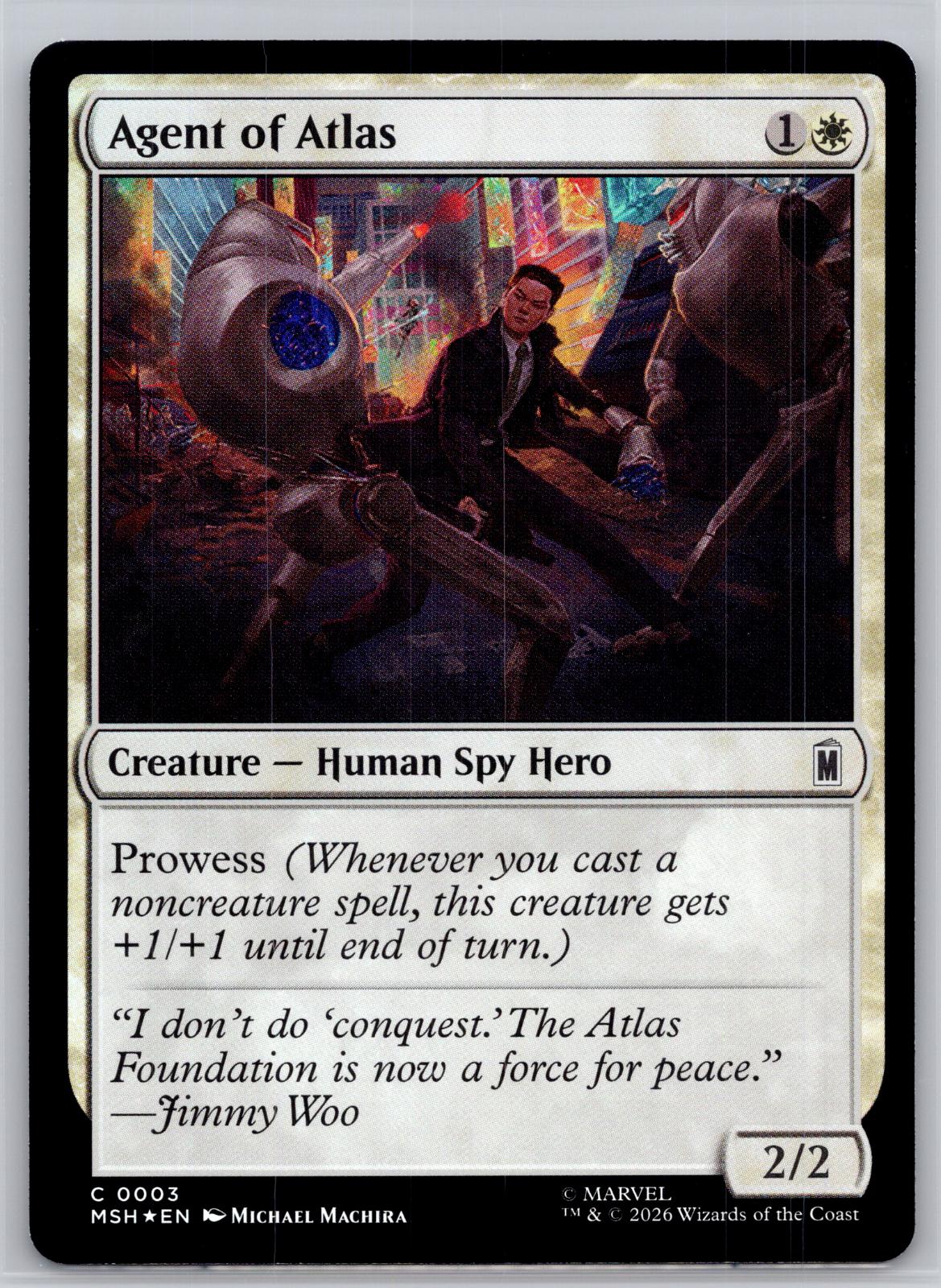 Agent of Atlas Marvel Super Heroes Magic: The Gathering Foil Near Mint