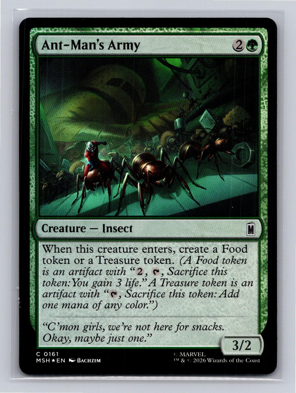 Ant-Man's Army Marvel Super Heroes Magic: The Gathering Foil Near Mint