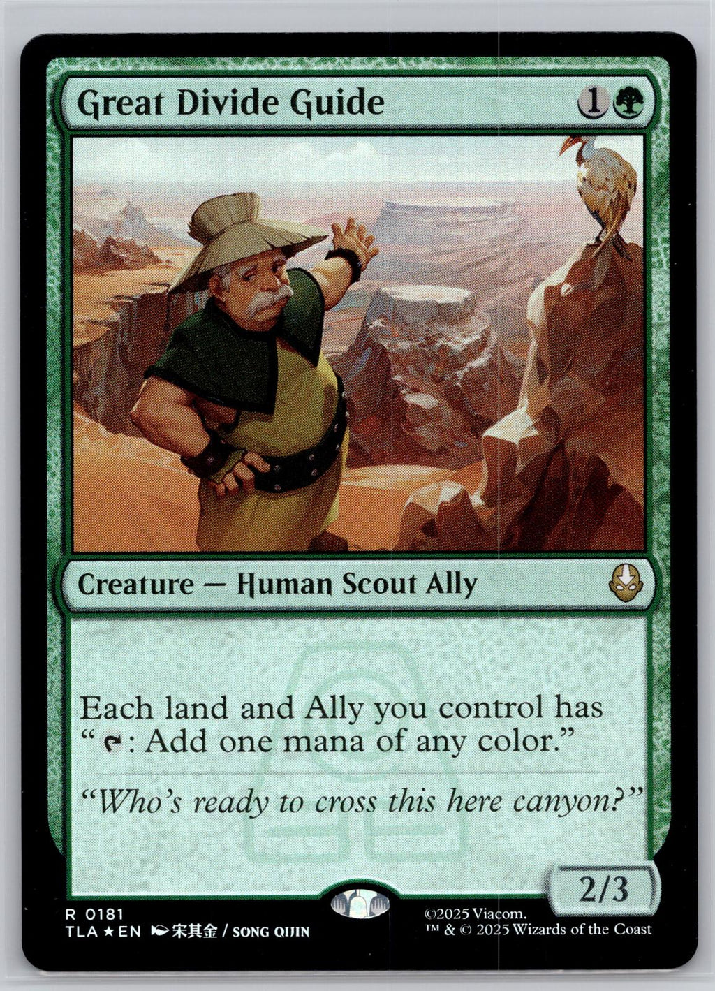 Great Divide Guide Avatar: The Last Airbender Magic: The Gathering Foil NM