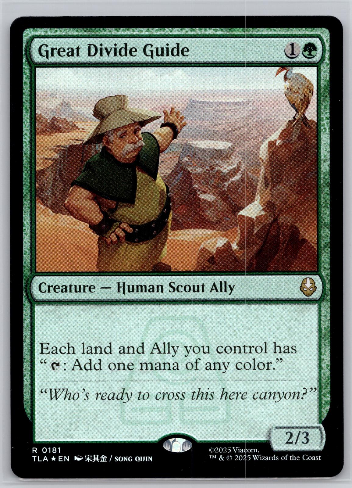 Great Divide Guide Avatar: The Last Airbender Magic: The Gathering Foil NM