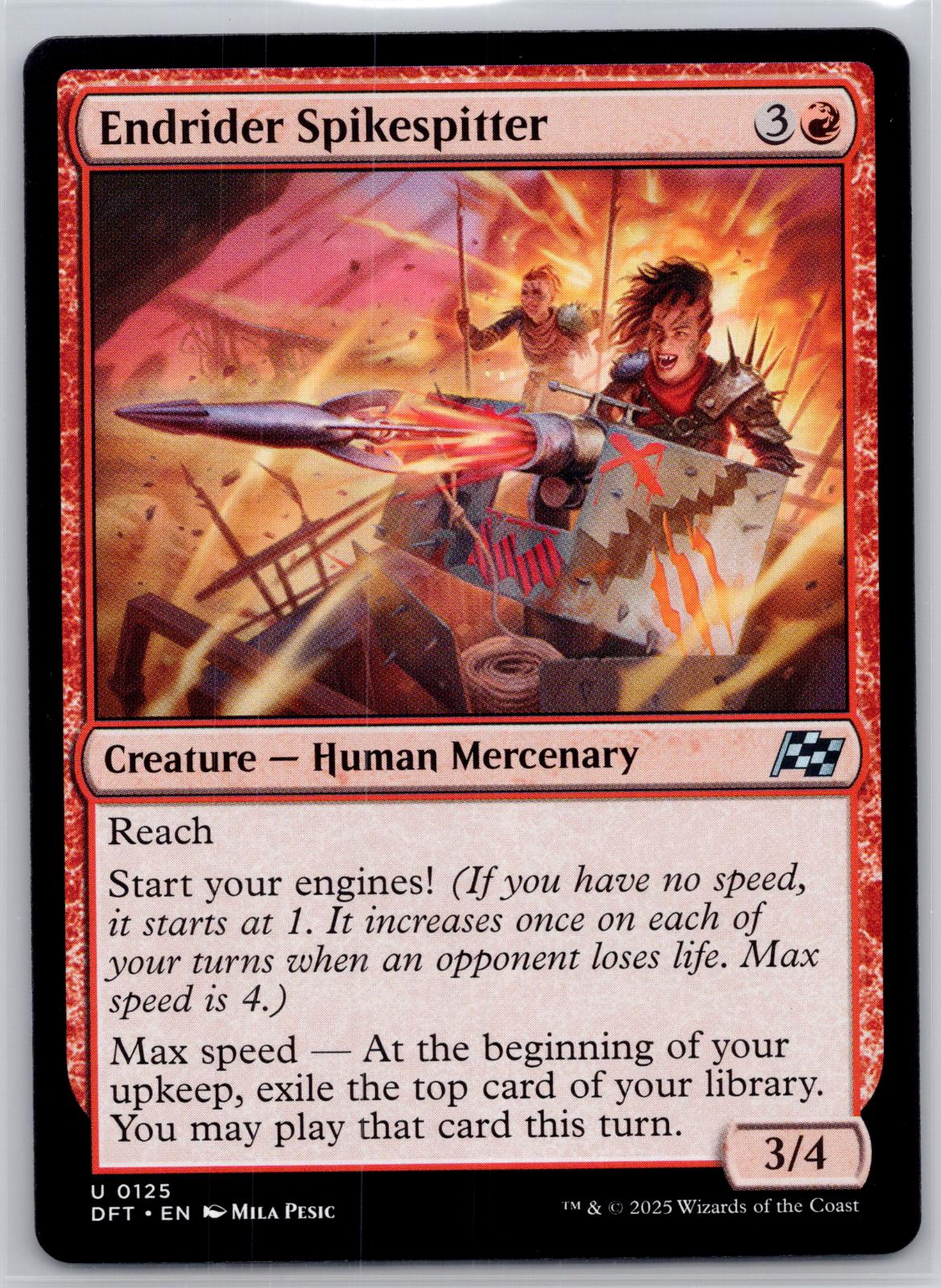 Endrider Spikespitter Aetherdrift Magic: The Gathering Near Mint