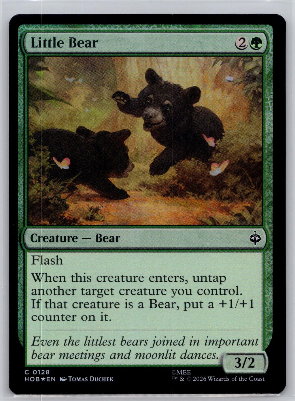 Little Bear The Hobbit Magic: The Gathering Foil Near Mint