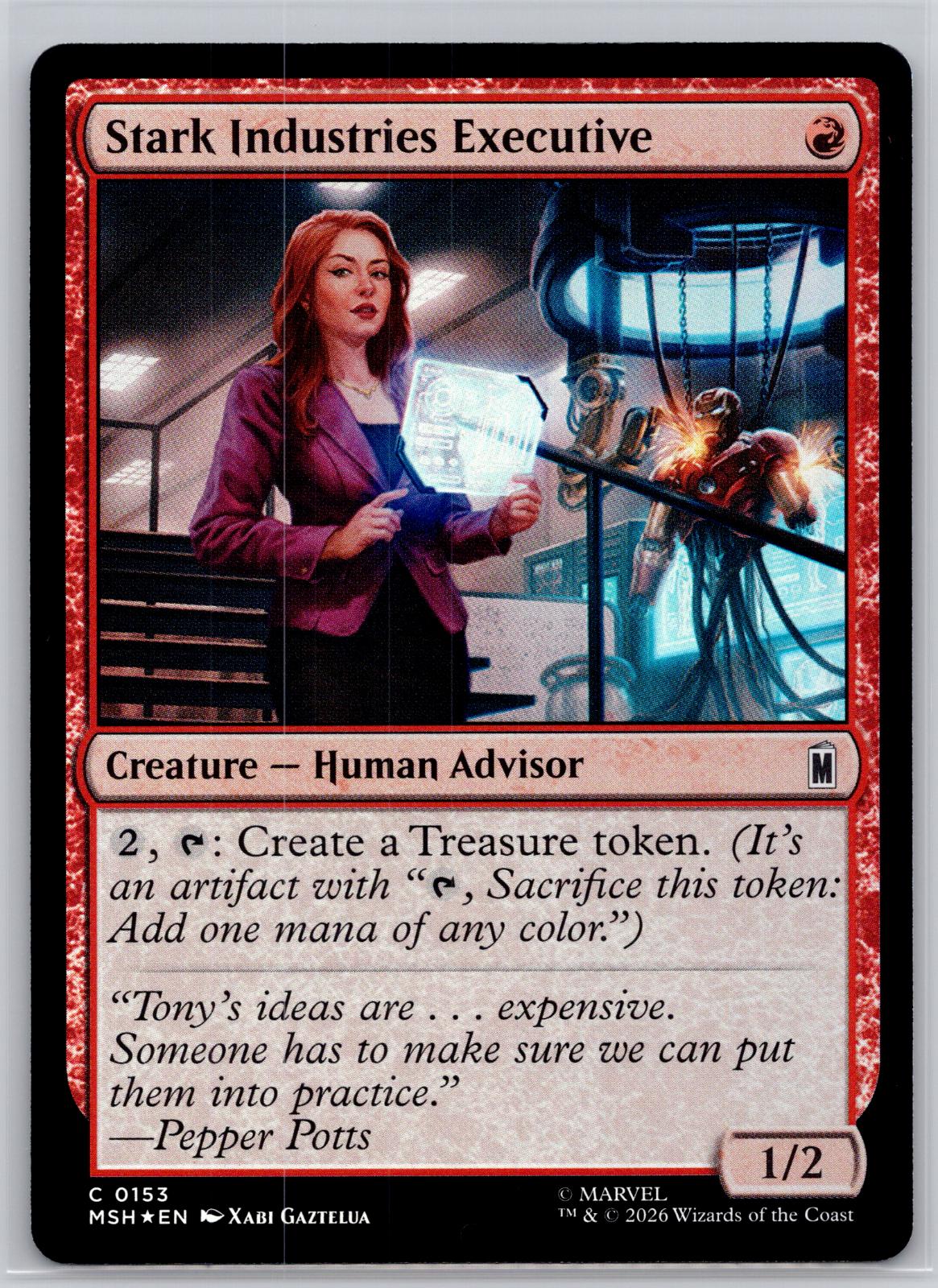 Stark Industries Executive Marvel Super Heroes Magic: The Gathering Foil NM