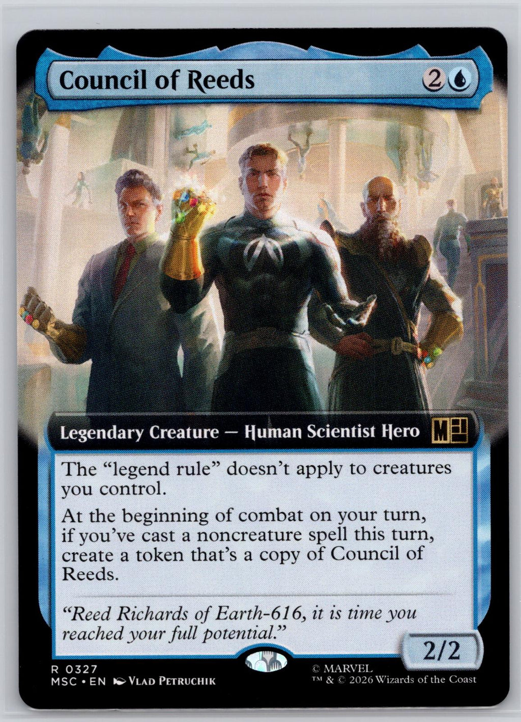 Council of Reeds (Extended Art) Commander: Marvel Super Heroes M:TG NM
