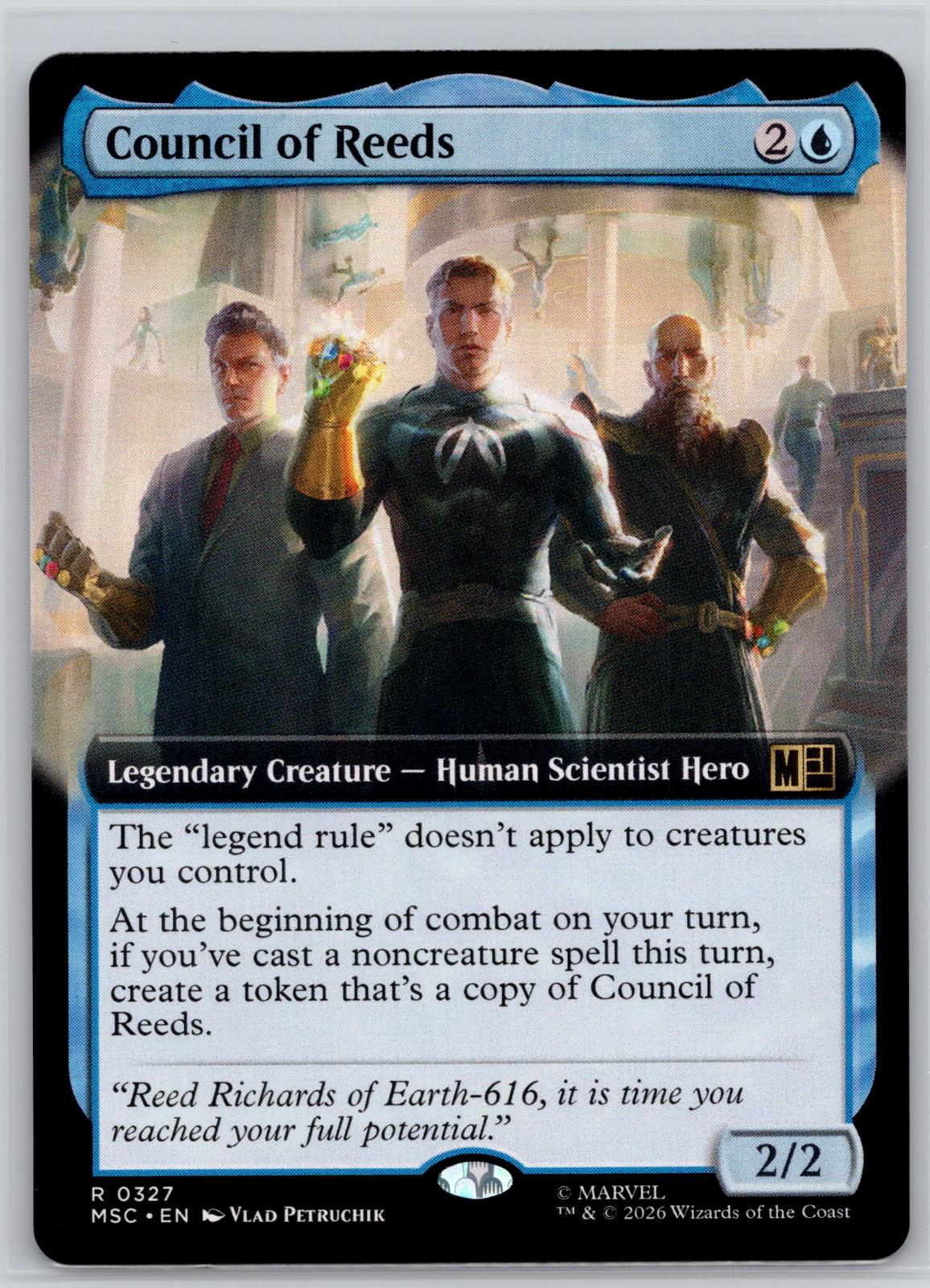 Council of Reeds (Extended Art) Commander: Marvel Super Heroes M:TG NM