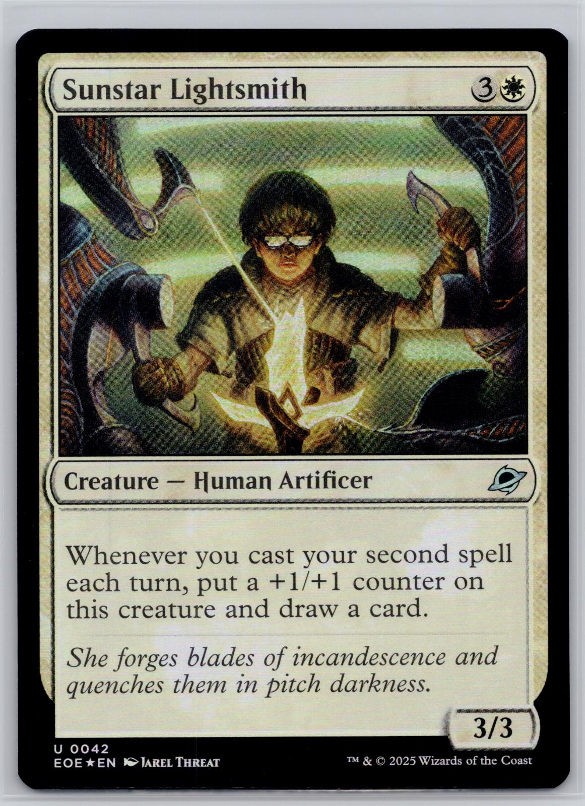 Sunstar Lightsmith Edge of Eternities Magic: The Gathering Foil Near Mint