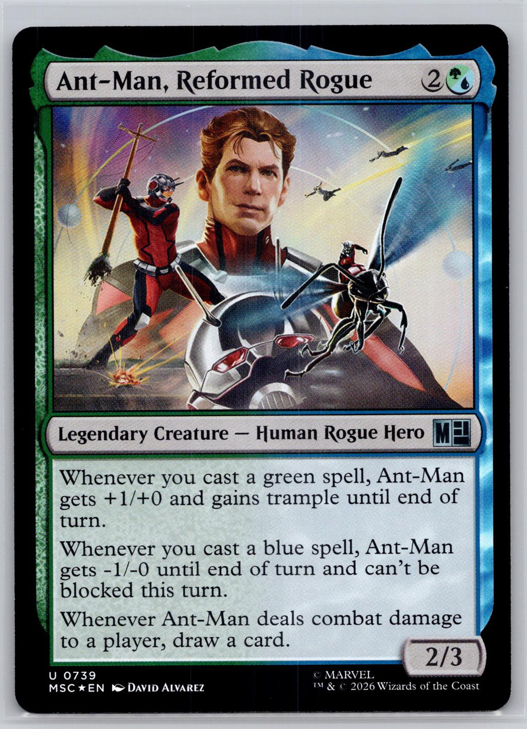 Ant-Man, Reformed Rogue Commander: Marvel Super Heroes M:TG Foil NM