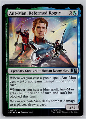 Ant-Man, Reformed Rogue Commander: Marvel Super Heroes M:TG Foil NM