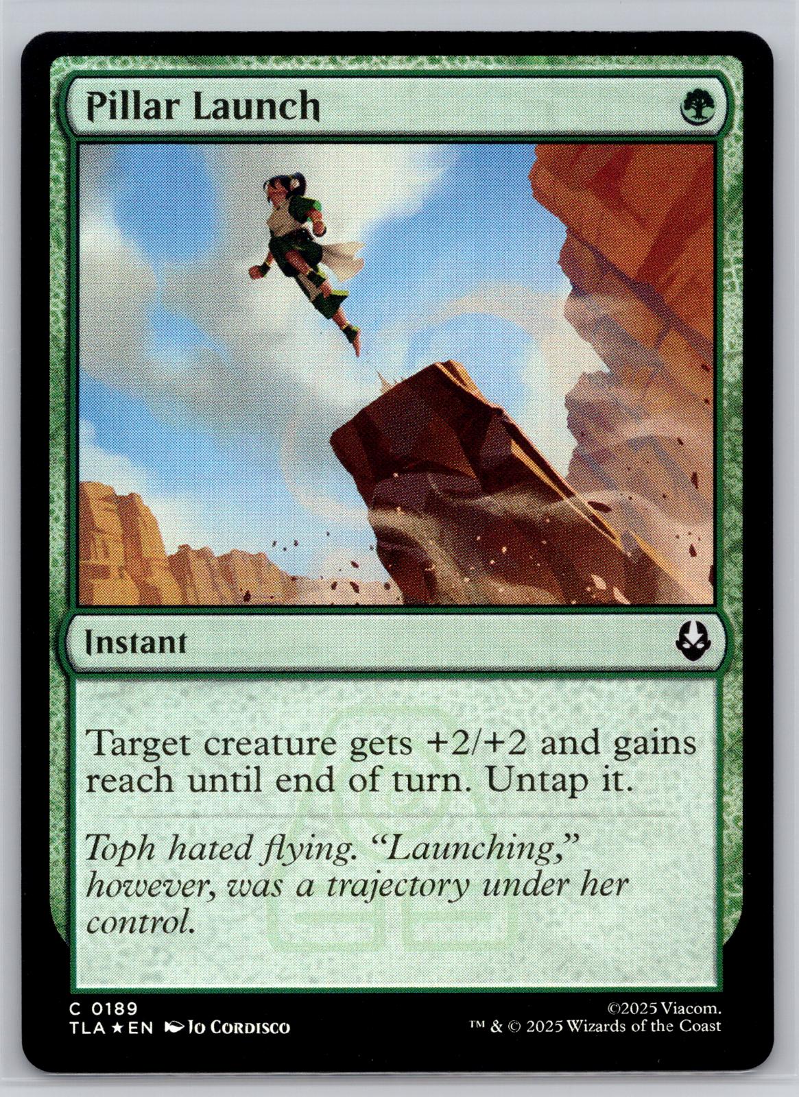 Pillar Launch Avatar: The Last Airbender Magic: The Gathering Foil Near Mint