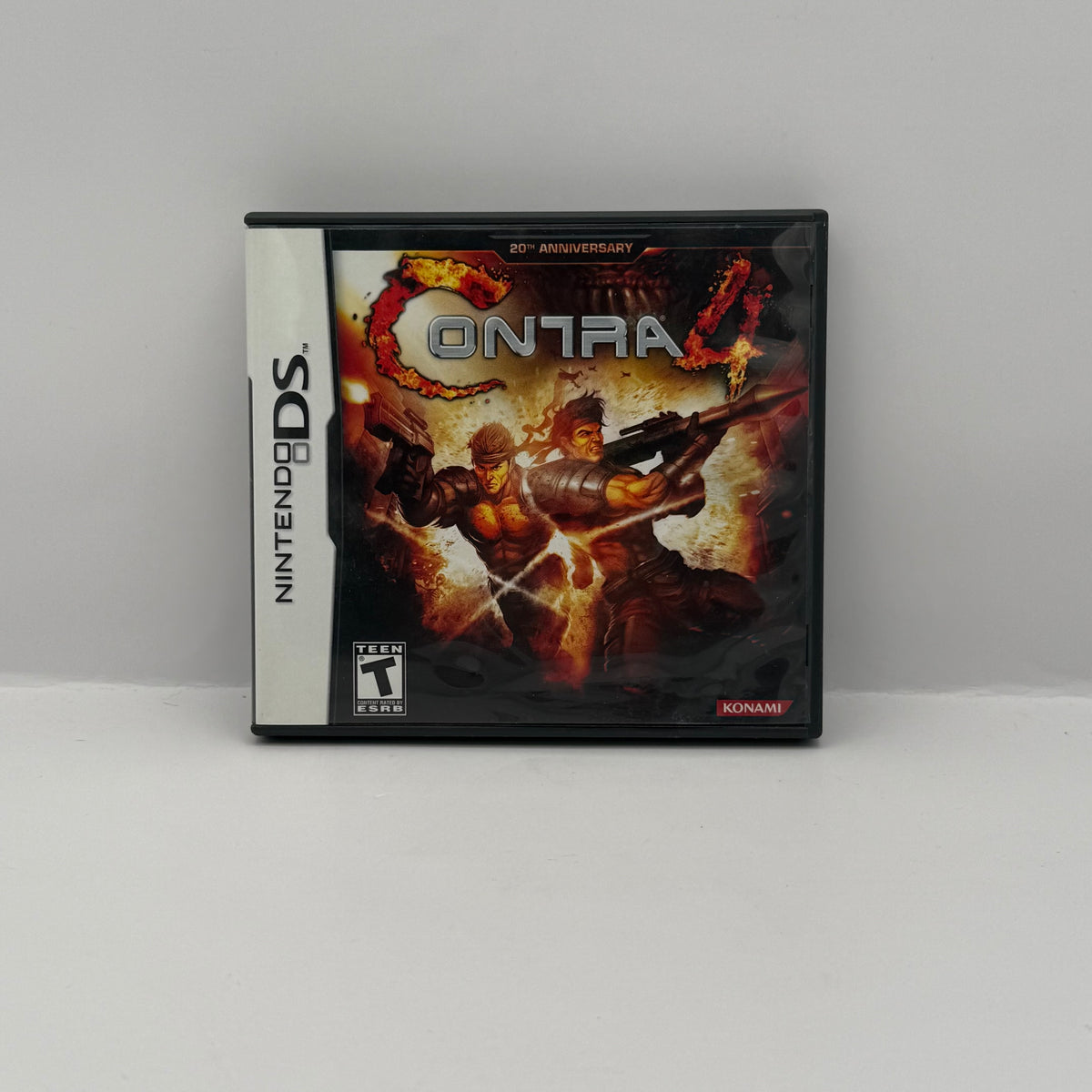 Contra 4 - Nintendo DS - Case & Manual Only (No Game)