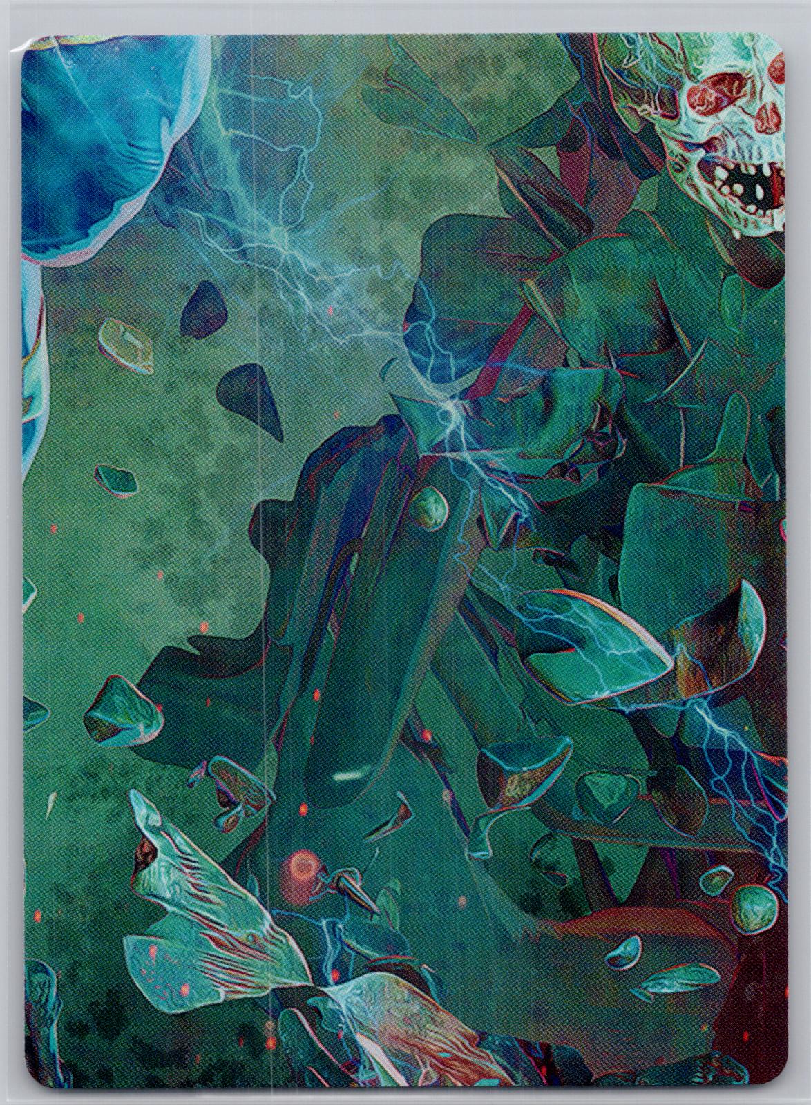 Thanos, the Mad Titan Art Card (6/9) Art Series: Marvel Super Heroes M:TG NM