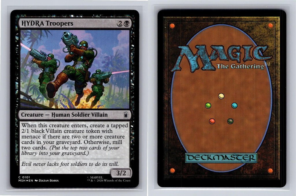 HYDRA Troopers Marvel Super Heroes Magic: The Gathering Foil Near Mint
