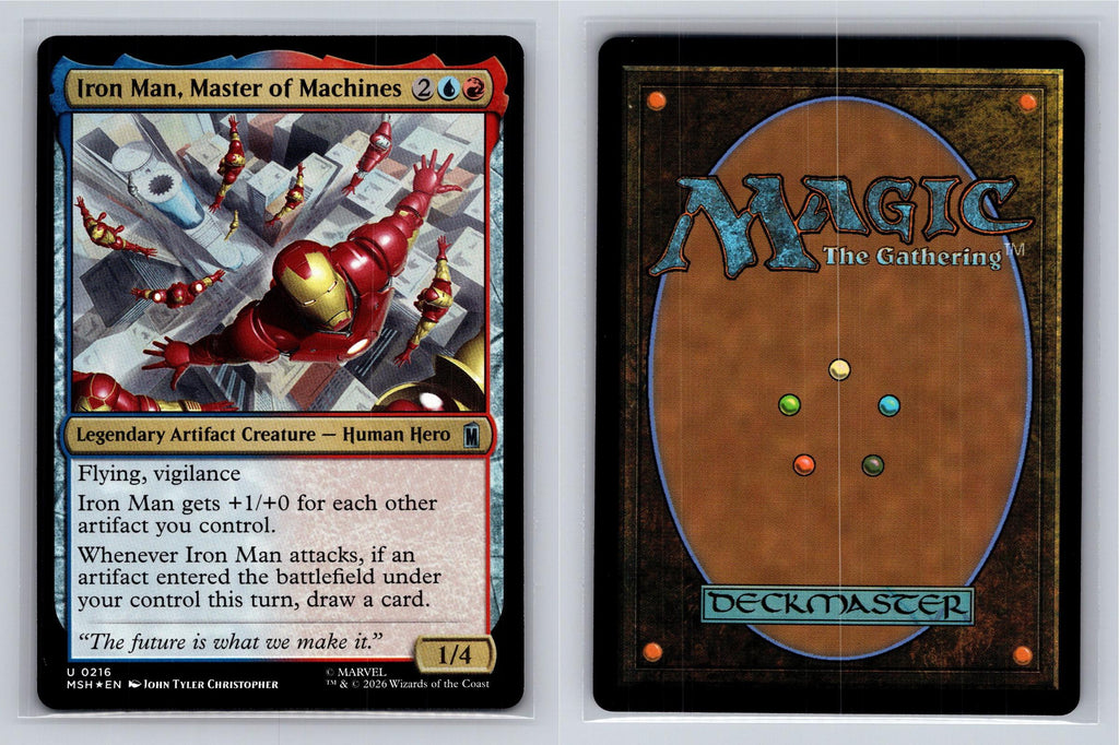 Iron Man, Master of Machines Marvel Super Heroes Magic: The Gathering Foil NM
