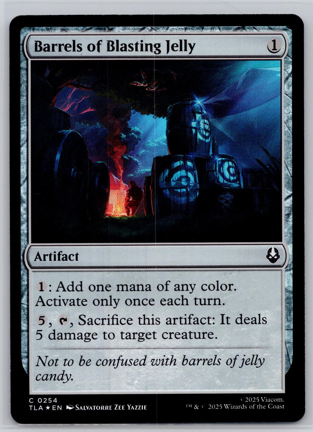 Barrels of Blasting Jelly Avatar: The Last Airbender M:TG Foil NM