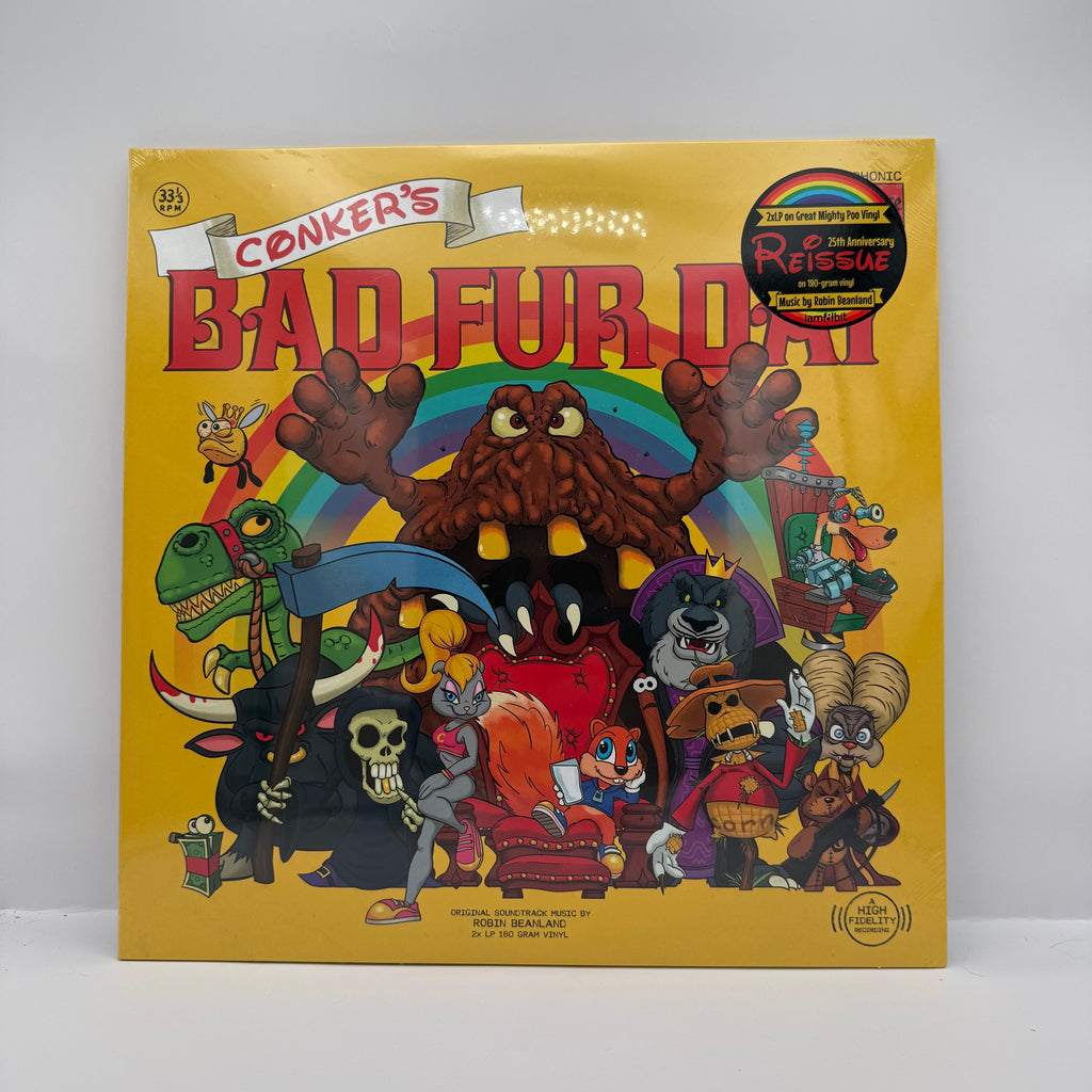 Conker's Bad Fur Day Original Soundtrack 25th Anniversary Reissue Vinyl - New Sealed