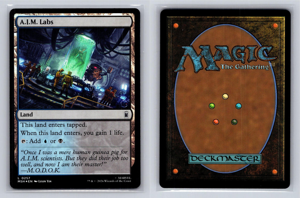 A.I.M. Labs Marvel Super Heroes Magic: The Gathering Foil Near Mint