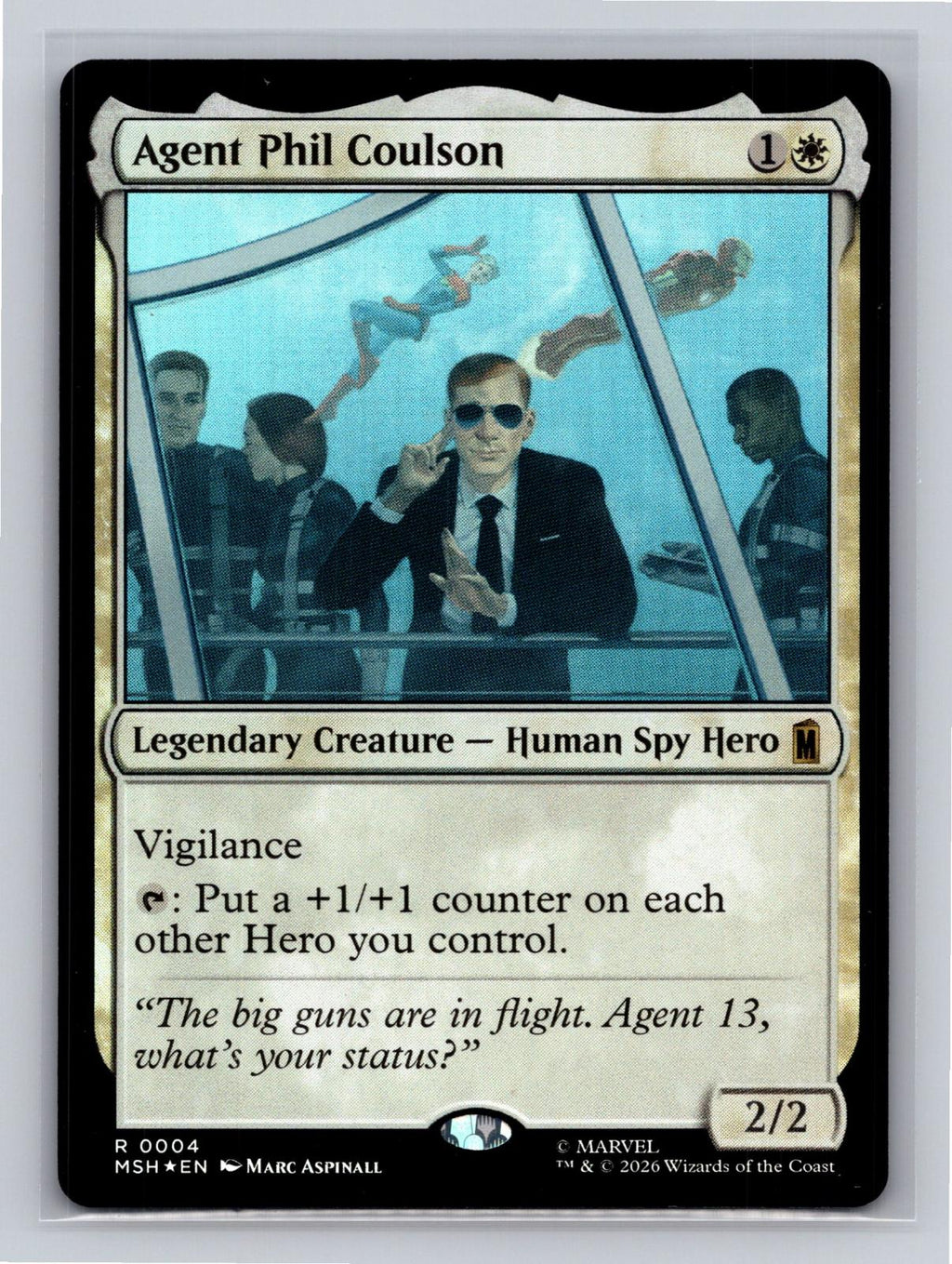 Agent Phil Coulson Marvel Super Heroes Magic: The Gathering Foil Near Mint
